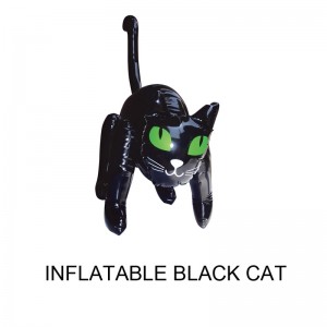 نفخ هالوين الزينة الدعائم القطة السوداء